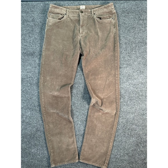 Faherty Other - Faherty Brand Men's Brown Corduroy Pants Organic Cotton Blend Size 33x32